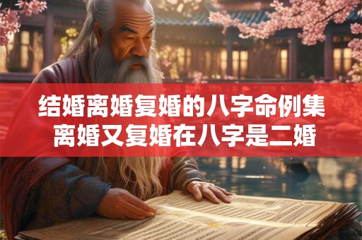 结婚离婚复婚的八字命例集 离婚又复婚在八字是二婚吗 结婚离婚复婚的八字命例集 离婚又复婚在八字是二婚吗