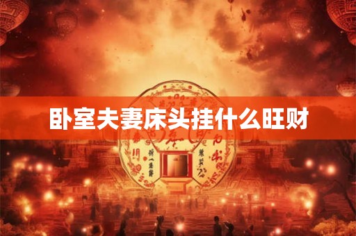 卧室夫妻床头挂什么旺财