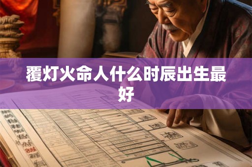 覆灯火命人什么时辰出生最好