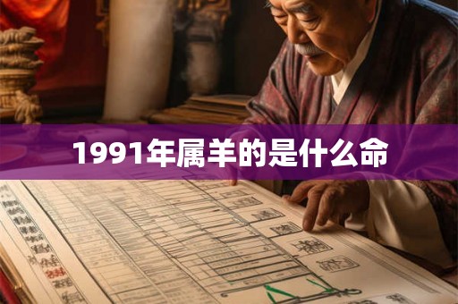1991年属羊的是什么命