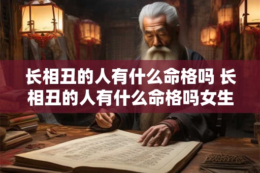 长相丑的人有什么命格吗 长相丑的人有什么命格吗女生