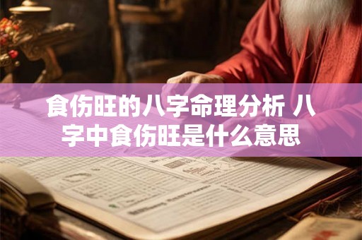 食伤旺的八字命理分析 八字中食伤旺是什么意思