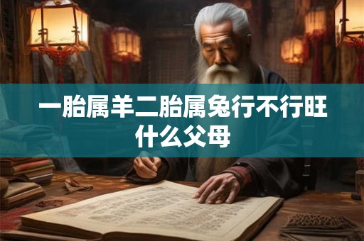 一胎属羊二胎属兔行不行旺什么父母 一胎属羊二胎属兔行不行旺什么父母