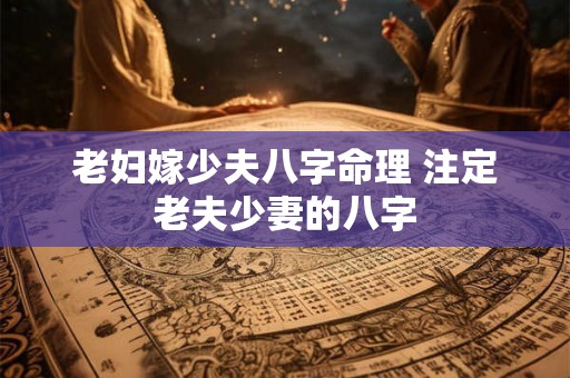 老妇嫁少夫八字命理 注定老夫少妻的八字 老妇嫁少夫八字命理 注定老夫少妻的八字