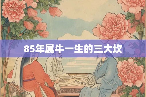 85年属牛一生的三大坎 85年属牛一生的三大坎