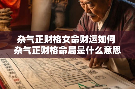 杂气正财格女命财运如何 杂气正财格命局是什么意思 杂气正财格女命财运如何 杂气正财格命局是什么意思