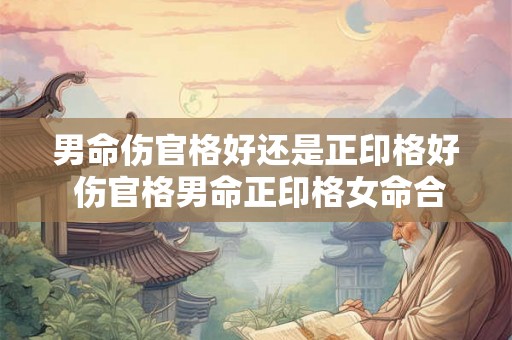 男命伤官格好还是正印格好 伤官格男命正印格女命合婚 男命伤官格好还是正印格好 伤官格男命正印格女命合婚