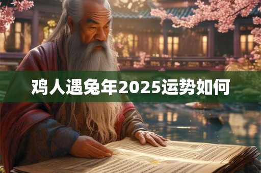 鸡人遇兔年2025运势如何 鸡人遇兔年2025运势如何