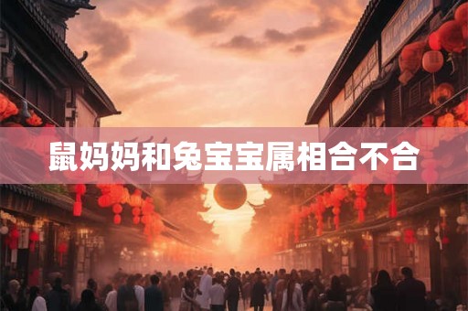 鼠妈妈和兔宝宝属相合不合 鼠妈妈和兔宝宝属相合不合