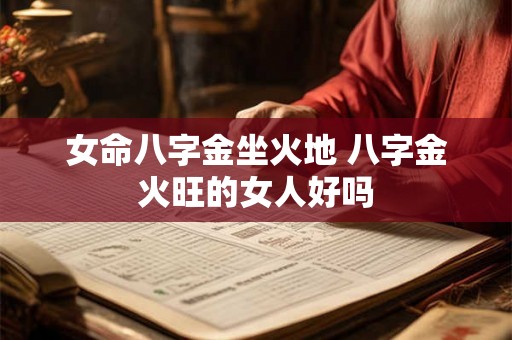 女命八字金坐火地 八字金火旺的女人好吗 女命八字金坐火地 八字金火旺的女人好吗